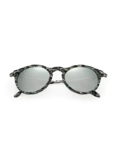 Shop Kyme 48mm Oval Sunglasses In Silver