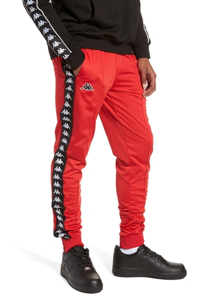 Kappa Active Banded Track Pants In Red/ | ModeSens