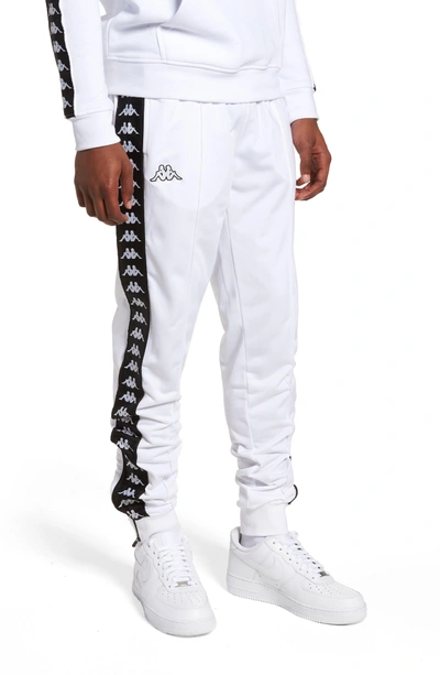 Kappa Active Banded Track Pants In White/ Black | ModeSens