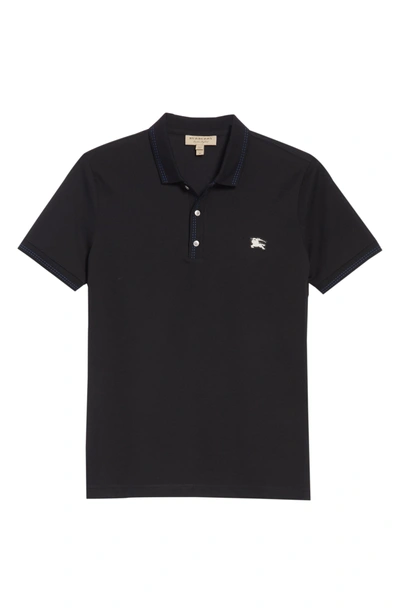 Shop Burberry Kenforth Polo In Black
