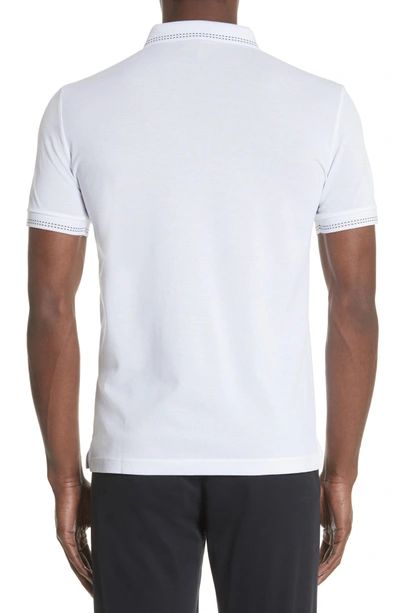 Shop Burberry Kenforth Polo In White