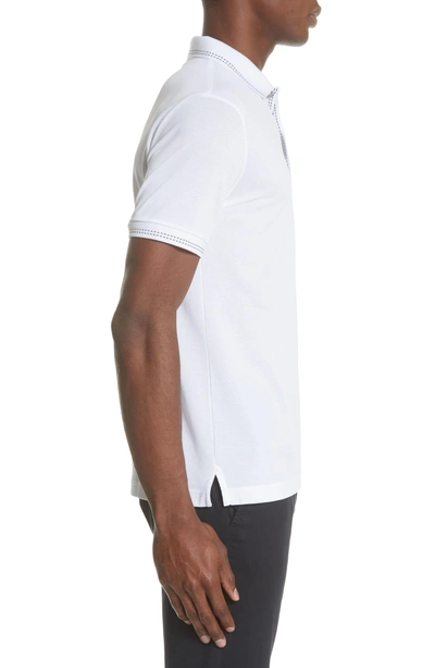 Shop Burberry Kenforth Polo In White