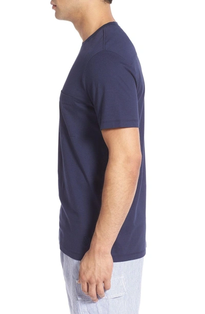 Shop Vilebrequin Pocket T-shirt In Navy Blue