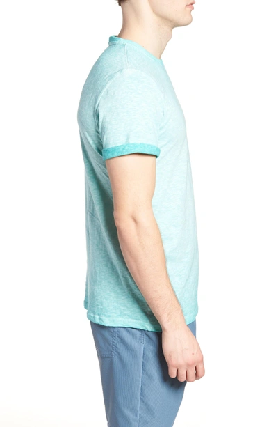 Shop Superdry Orange Label Low Roller T-shirt In Fluro Aqua