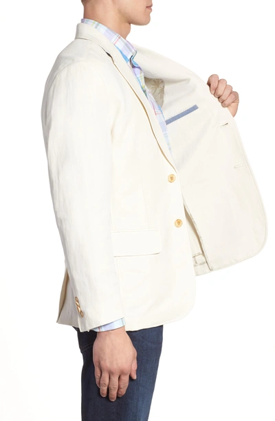 Shop Tommy Bahama Monterey Silk & Linen Blazer In Warm Sand