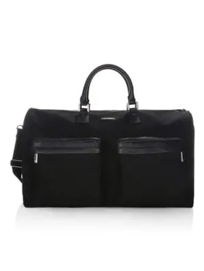 Shop Hook + Albert Men's Gen 2 Twill Garment Weekender Bag In Black