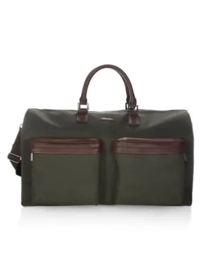 Shop Hook + Albert Men's Gen 2 Twill Garment Weekender Bag In Olive