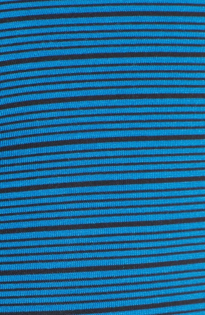 Shop Calvin Klein U5555 Boxer Briefs In Black/ Summer Blue Strip