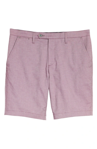 Shop Ted Baker Herbott Stretch Cotton Shorts In Pink