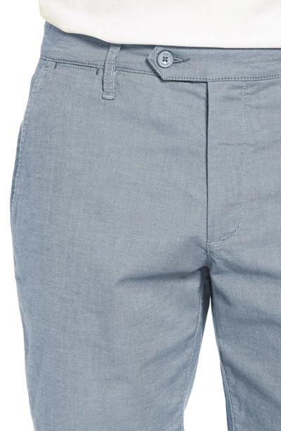 Shop Ted Baker Herbott Stretch Cotton Shorts In Light Blue