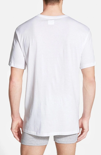Shop Lacoste Supima Cotton V-neck T-shirt In White