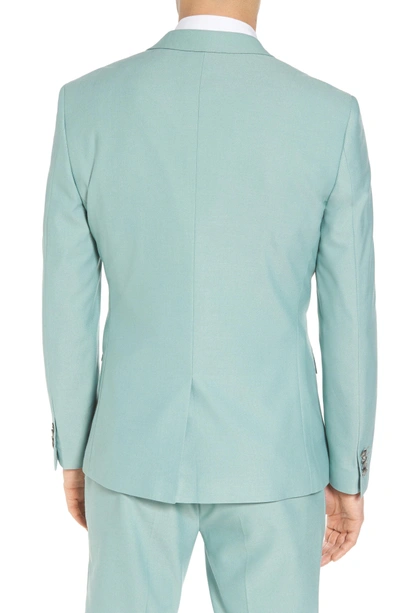 Shop Topman Skinny Fit Suit Jacket In Green