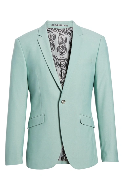 Shop Topman Skinny Fit Suit Jacket In Green