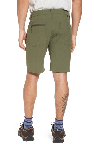 Shop Patagonia Quandary Shorts In Industrial Green