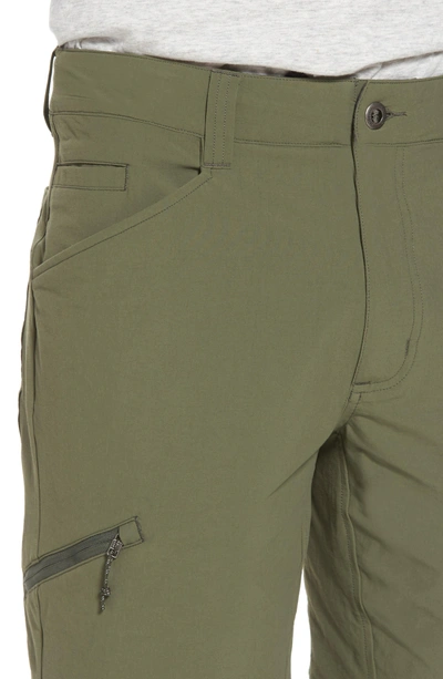 Shop Patagonia Quandary Shorts In Industrial Green