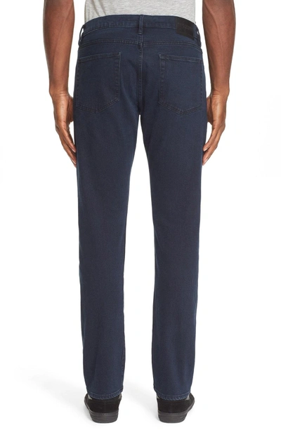 Shop Burberry Straight Leg Jeans In Dark Indigo