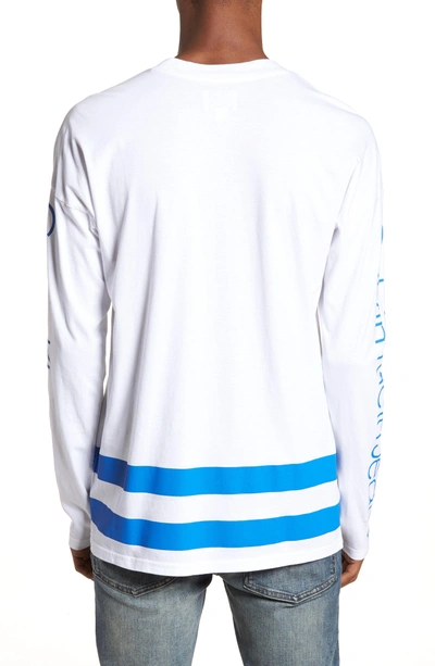 Shop Calvin Klein Jeans Est.1978 Athletic Stripe T-shirt In Strong Blue