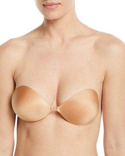 Shop Fashion Forms Seamless Push-up Bra, Nude In Mocha