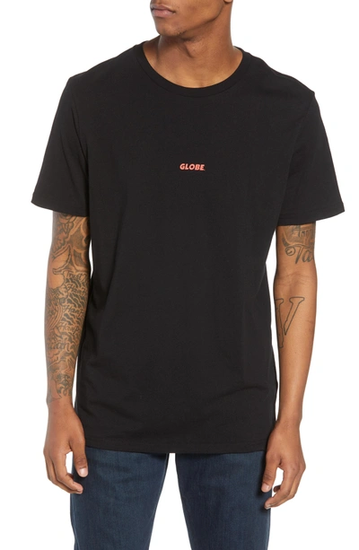 Shop Globe 94 T-shirt In Washed Black