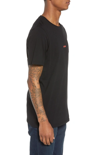 Shop Globe 94 T-shirt In Washed Black