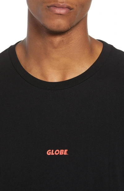 Shop Globe 94 T-shirt In Washed Black