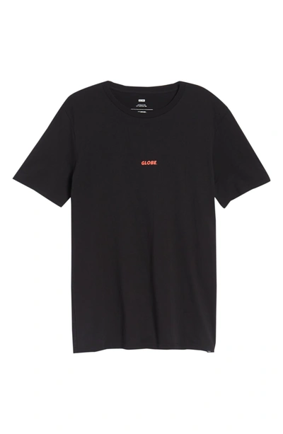 Shop Globe 94 T-shirt In Washed Black