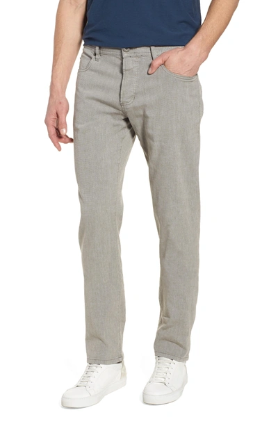 Shop James Perse Straight Leg Five-pocket Pants In Fog Pigment