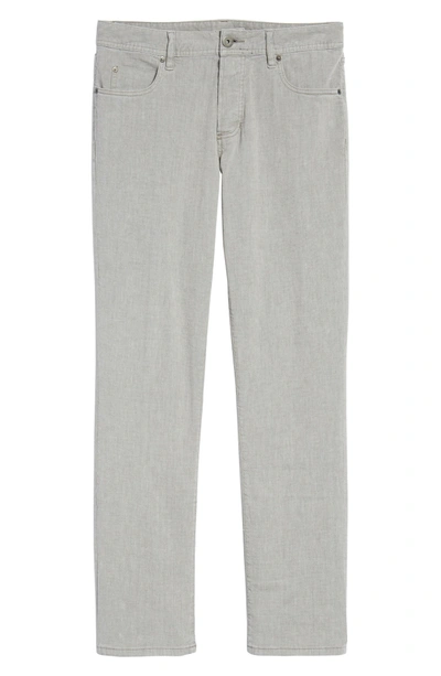 Shop James Perse Straight Leg Five-pocket Pants In Fog Pigment
