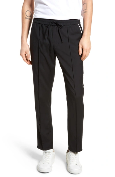 Shop Vince Regular Fit Track Pants In Black