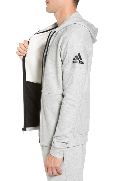 Adidas Originals Adidas Men's 36 Hours Stadium Zip Hoodie In Grey | ModeSens