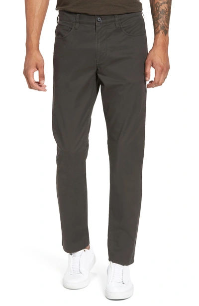 Shop Vince Slim Fit Five-pocket Pants In Charcoal