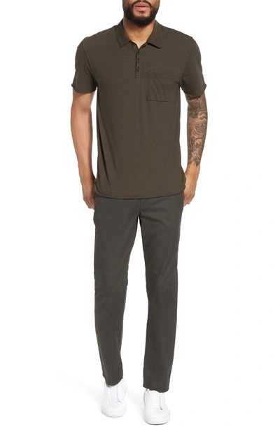 Shop Vince Slim Fit Five-pocket Pants In Charcoal
