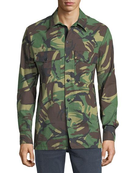 Rag & Bone Heath Camouflage Shirt Jacket | ModeSens