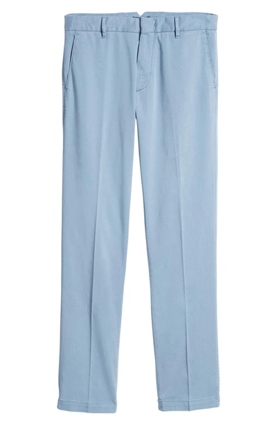 Shop Zachary Prell Aster Straight Fit Pants In Azure