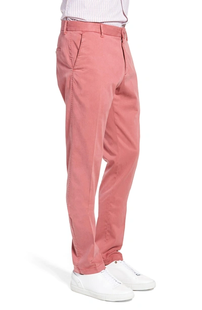 Shop Zachary Prell Aster Straight Fit Pants In Pink