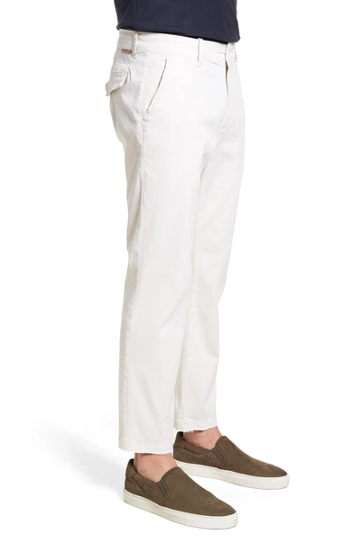 Shop Hudson Clint Stretch Chino Pants In Off White