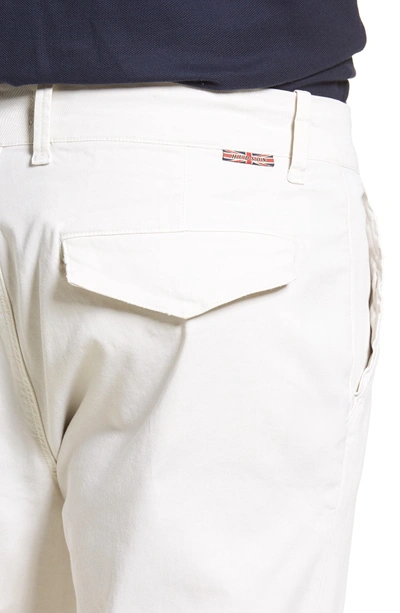 Shop Hudson Clint Stretch Chino Pants In Off White