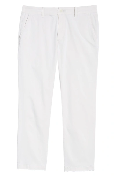 Shop Hudson Clint Stretch Chino Pants In Off White