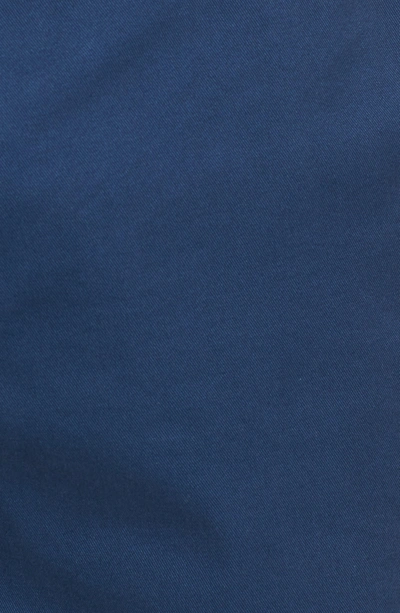 Shop Ted Baker Proshtt Stretch Cotton Shorts In Dark Blue