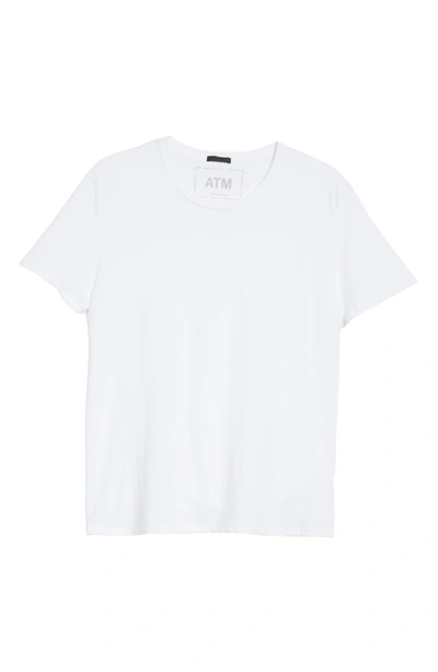 Shop Atm Anthony Thomas Melillo Cotton Jersey T-shirt In White