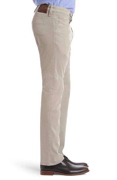 Shop 34 Heritage Courage Straight Leg Twill Pants In Khaki Fine Twill