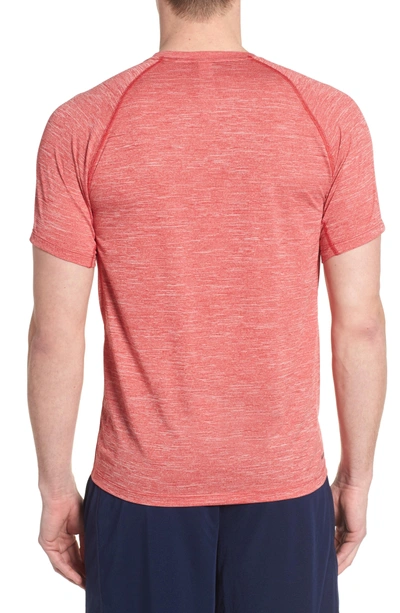 Shop New Balance Tenacity Crewneck T-shirt In Team Red