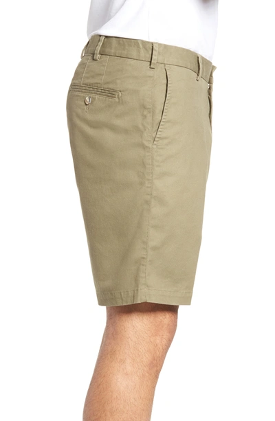 Shop Peter Millar Soft Touch Stretch Twill Shorts In New Military