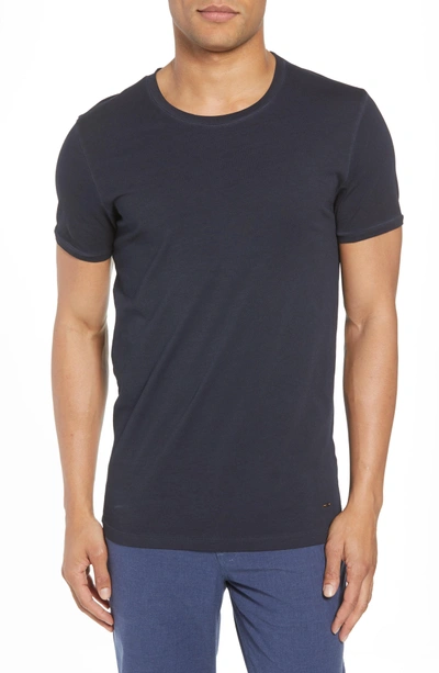 Shop Hugo Boss Troy Crewneck T-shirt In Blue