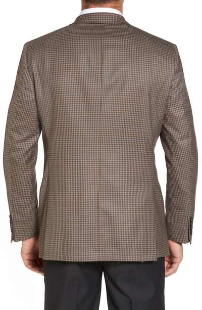 Shop Hart Schaffner Marx Classic Fit Check Wool Sport Coat In Brown