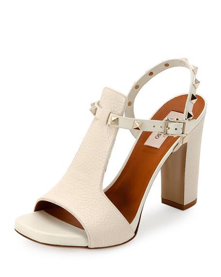 valentino style block heels