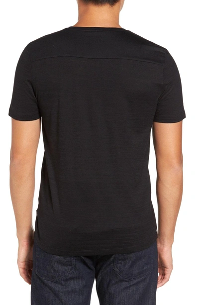 Shop Hugo Boss Tilson 50 V-neck T-shirt In Black