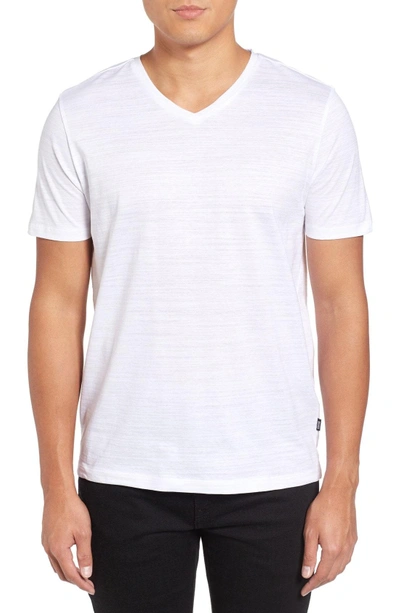 Shop Hugo Boss Tilson 50 V-neck T-shirt In White
