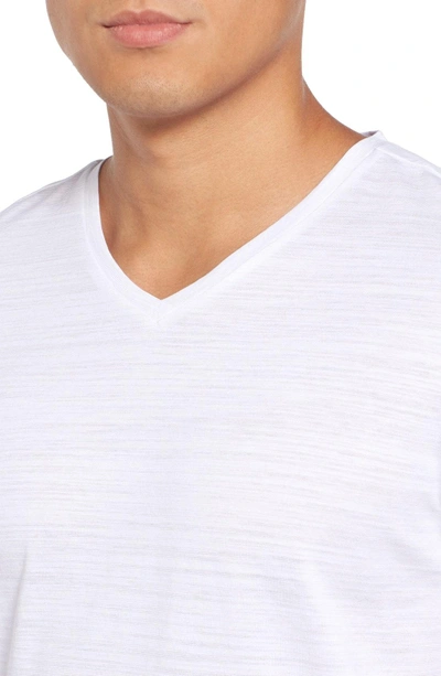 Shop Hugo Boss Tilson 50 V-neck T-shirt In White