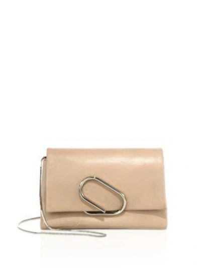 Shop 3.1 Phillip Lim / フィリップ リム Alix Soft Flap Leather Chain Clutch In Fawn